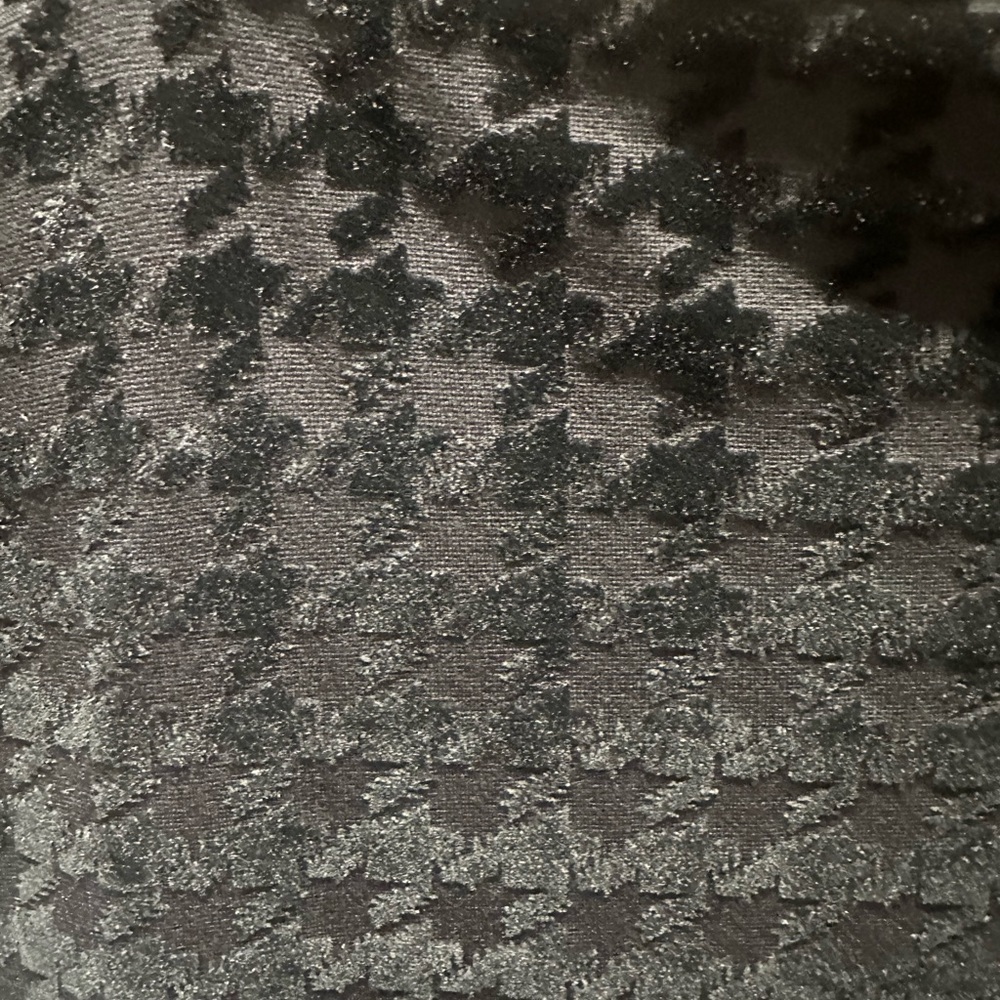 Ann Taylor Black Fitted Houndstooth Top - Picture 4 of 8